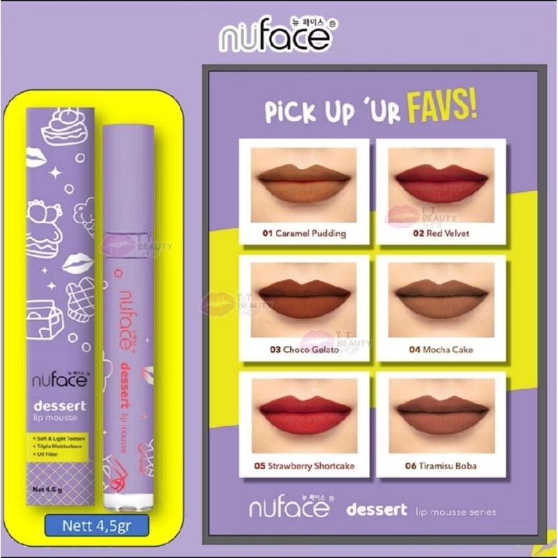 NU FACE Dessert Lip Mouse || Nu Face Lip Cream Lip Mouse