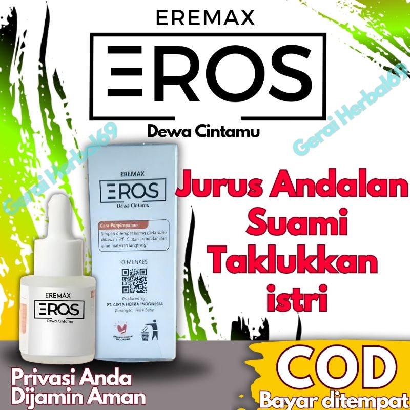 Eros Obat herbal kuat pria Eros Tetes Pria Dewa Cinta Obat Kuat Pria Tahan Lama Oles Serum Pembesar 