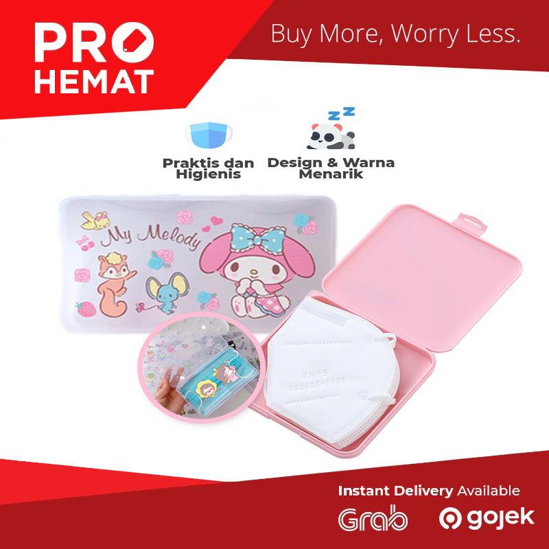 PROHEMAT Kotak Masker / Tempat Masker / Tempat Masker Plastik / Kotak Masker Karakter