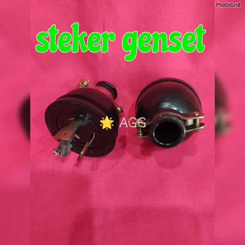 STEKER GENSET 3 KAKI/COLOKAN LISTRIK GENSET KAKI 3