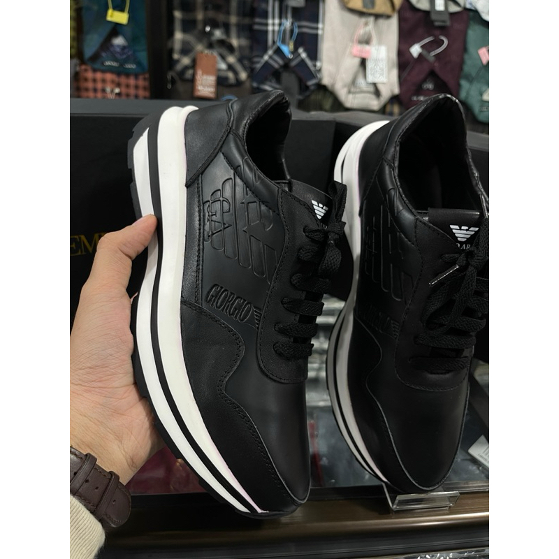 SEPATU PRIA IMPORT EMPORIO ARMANI ORIGINAL HIGH QUALTY 100%