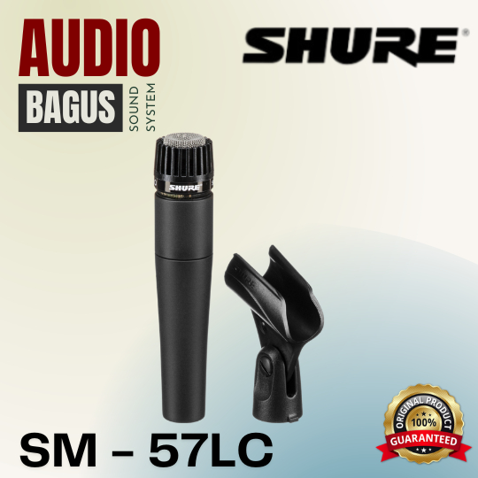 Microphone SHURE SM57 / SM 57 / SM57LC Mic Shure Instrument / Mik Kabel ORIGINAL