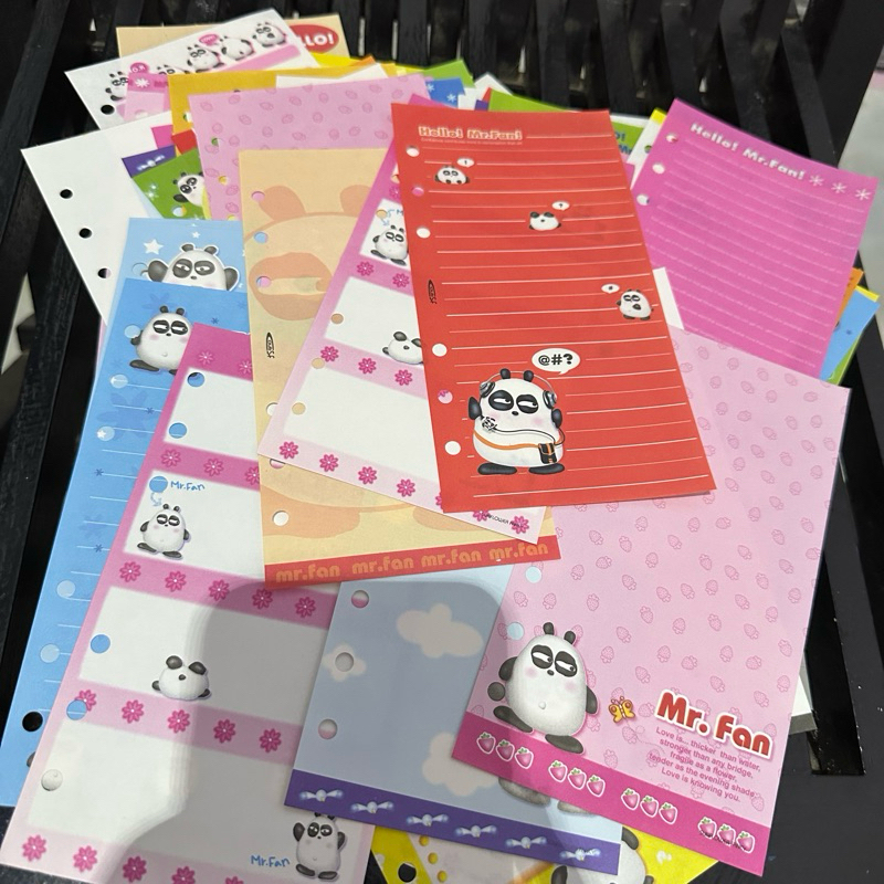 

59 lembar kertas binder orgi korea asli sesuai foto