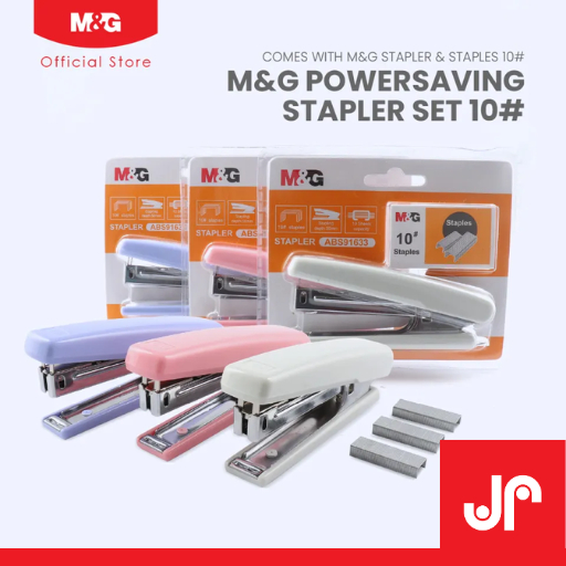 

M&G SET STAPLER WARNA WARNI / ALAT STAPLES ABS91633/ SET STAPLES DENGAN ISI