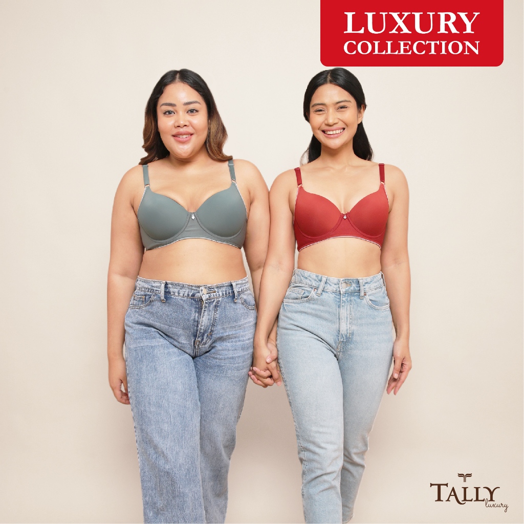 TALLY Luxury F981 Wired Bra Full Coverage Bra Kawat Daily Comfort Basic Bra F981  Bra Wanita Tanpa T