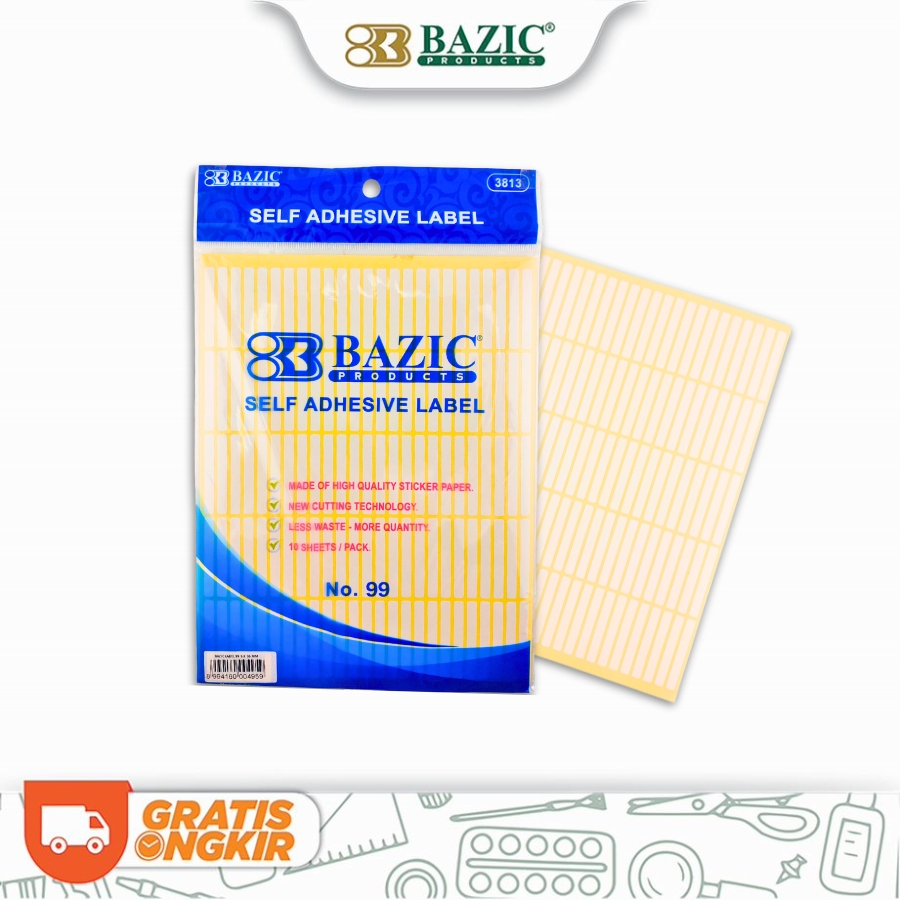 

Bazic Self Adhesive Label No.99 - Label Koreksi Putih