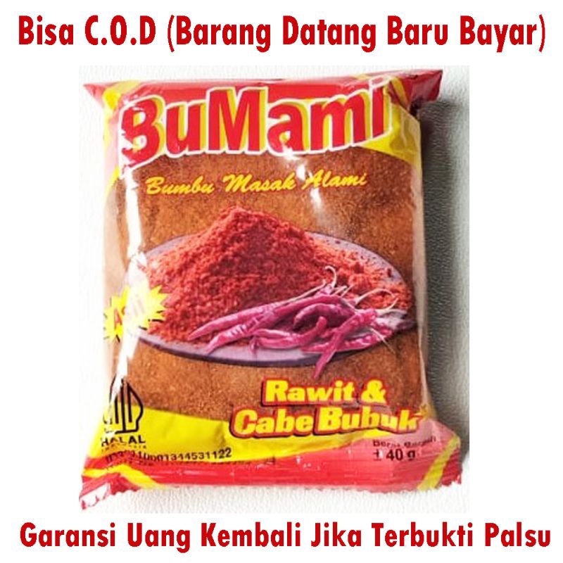 

Cabe Bubuk Halus Bumami 40 Gram - CABE RAWIT BUBUK HALUS Super Pedas Level 2 Kemasan Sachet 40 gram 100% Original