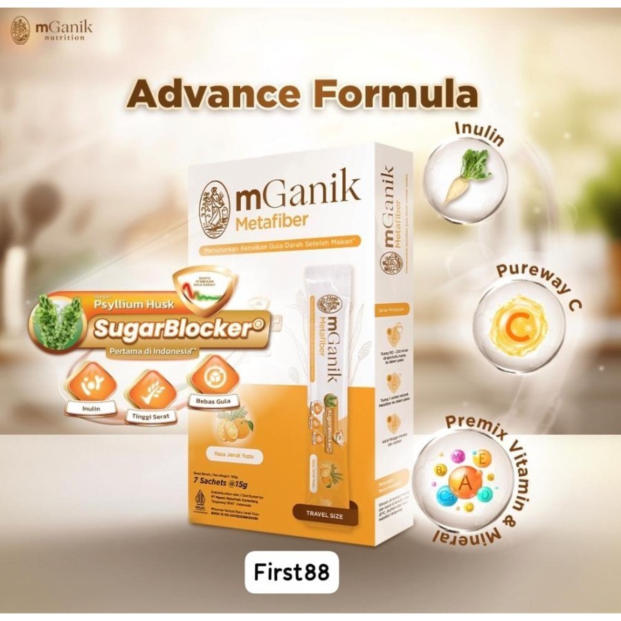 

mGanik Metafiber Travel Size 105gr Isi 7 Sachet