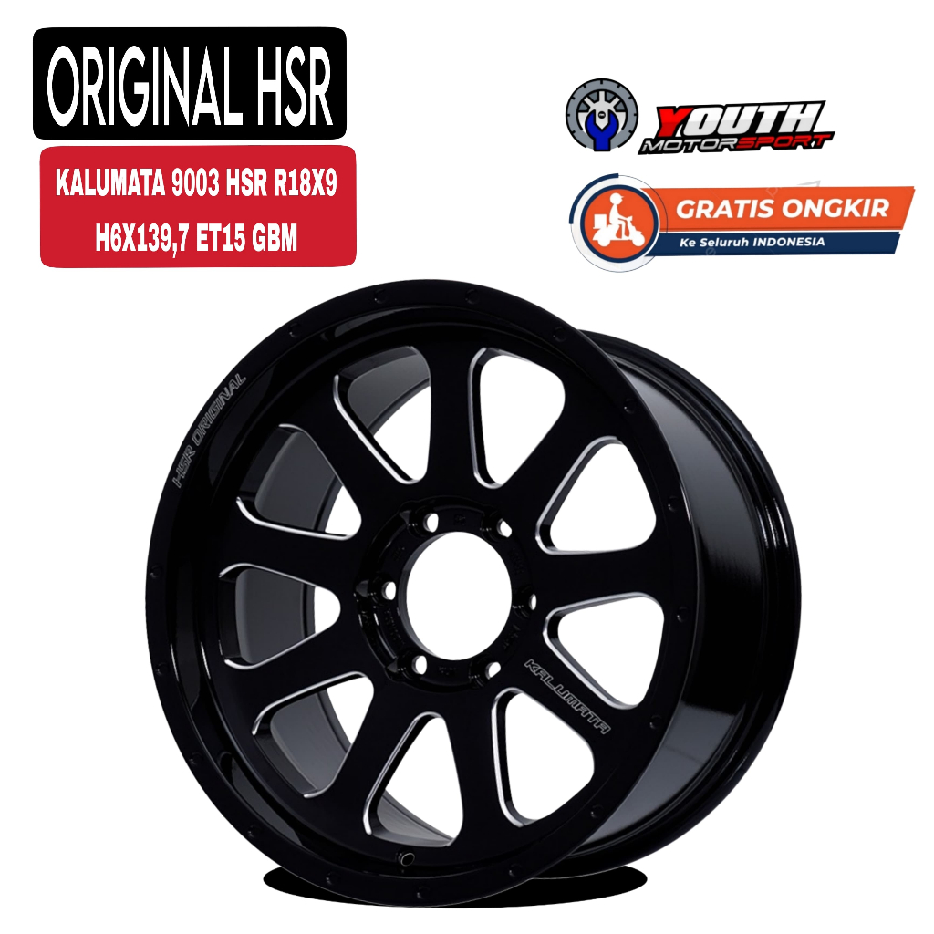 VELG R18 ORIGINAL HSR PCD6X139,7 COCOK UNTUK FORTUNER,PAJERO,HILUX,MAZDA BT-50 DLL