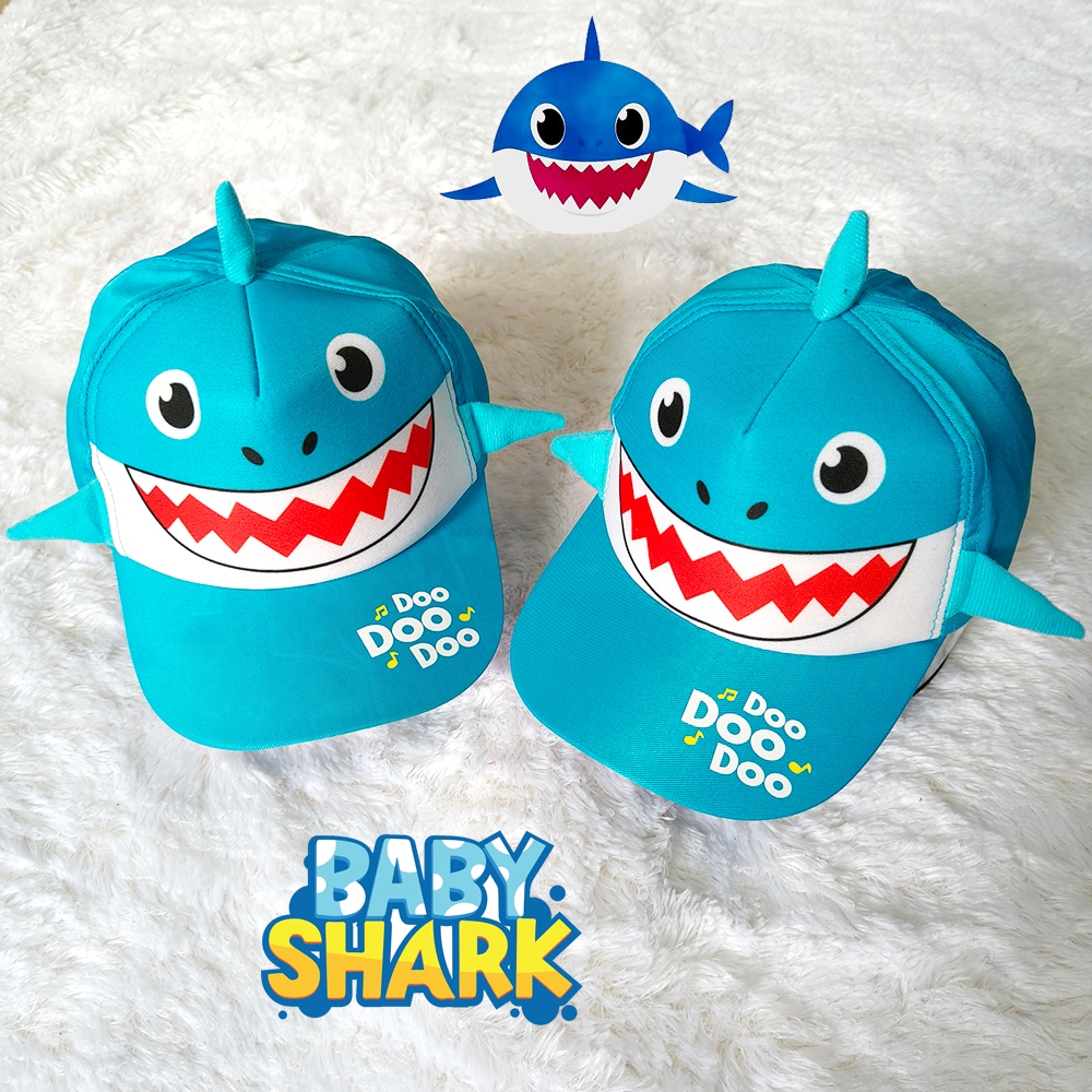 Topi anak laki laki perempuan import karakter lucu/topi tayo/topi dinosaurus/topi baby shark