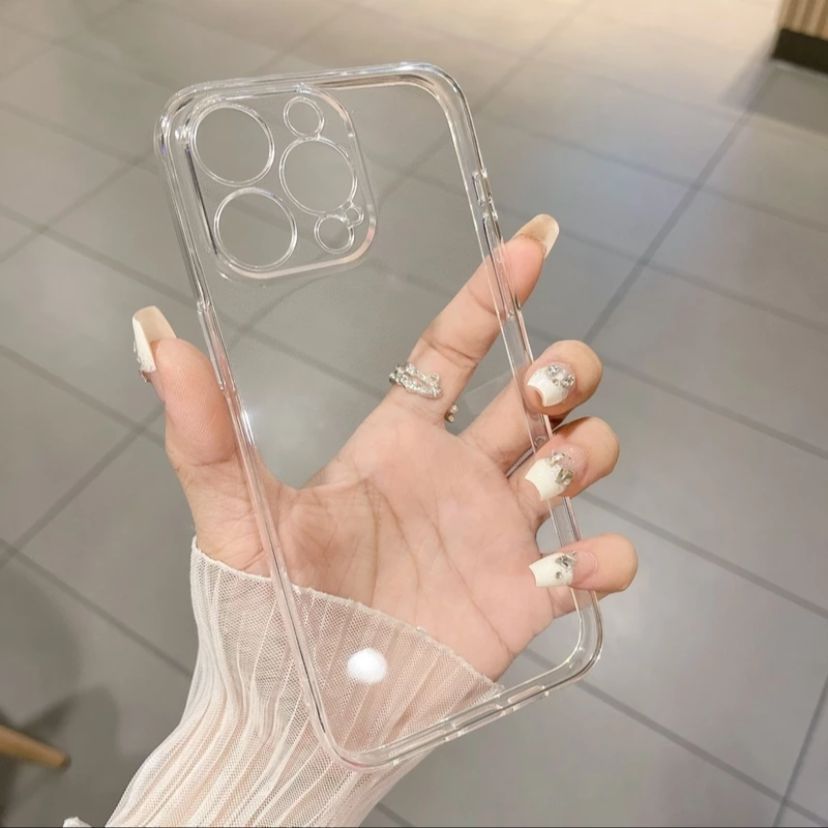 Case Clear Original VIVO Y17 Y15 Y12 Y12i Y11S Y3 Case Bening Airbag Space TPU Anti Kuning - mantul