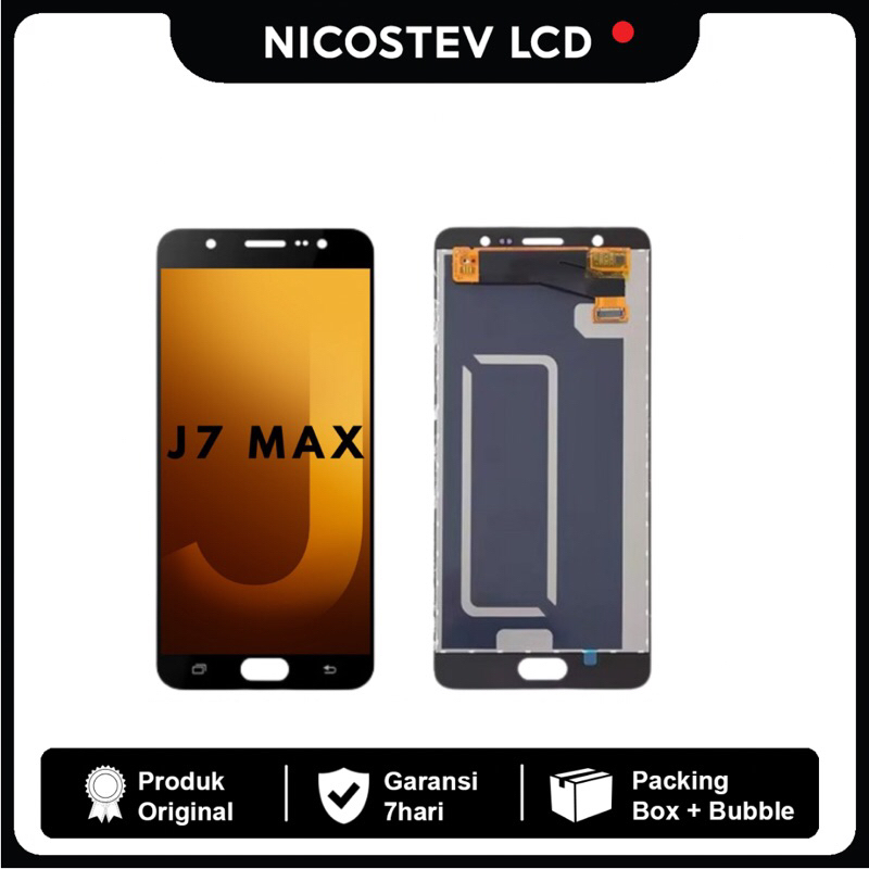 NICOSTEVLCD / LCD SAMSUNG J7 MAX BUKAN J7 PRIME FULLSET TOUCHSCREEN GARANSI RESMI