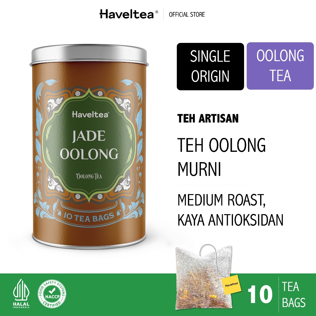 

JADE OOLONG | Big Tin | Haveltea | Teh Oolong | Teh Indonesia