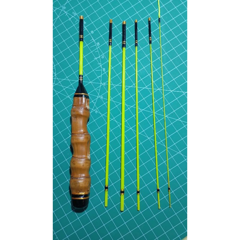 joran Tanago fiber solid gagang bambu cendani
