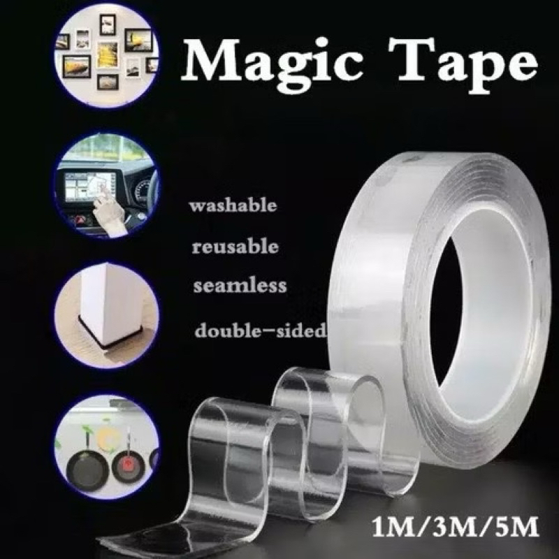 

double tape nano isolasi reusable waterproof 2 3 4 5 Meter