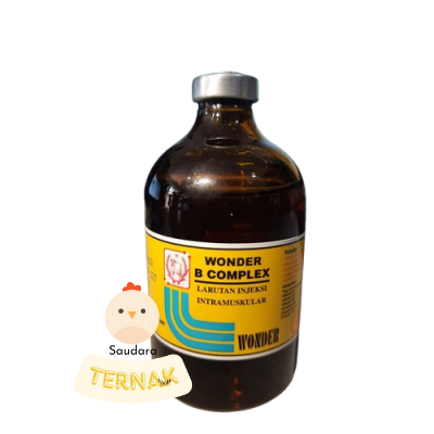 Wonder B Complex S 100 ml Vitamin B Kompleks Hewan Sapi Kambing Ayam