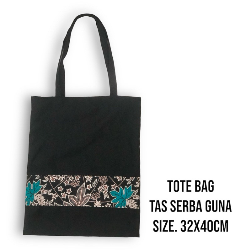 Tas Totebag strip Batik Pekalongan/Tas Map/Tas Seminar/tas serbaguna/tas Batik/Tas Hitam/tas sekolah