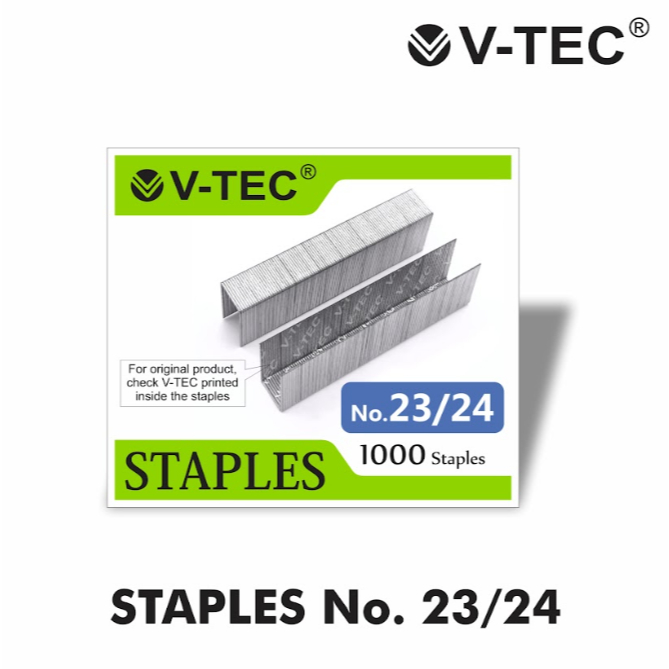 

V tec nieces isi stapler staples Besar Gun Tacker Heafy Duty 23/6 23/8 23/10 23/13 23/15 23/17 23/20 23/24 T8 T10