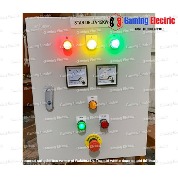 Panel Star Delta 15kW 20Hp custom 4