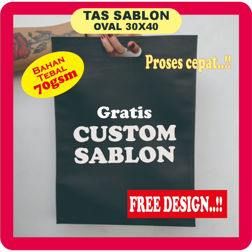 

Custom Sablon tas oval 30x40 Gratis Sablon Tas Oval Tas sablon 30x40 goodie bag sablon tas khitan tas aqiqah tas wedding tas souvenir tas mengenang tas haul tas hajatan tas ulang tahun tas hamper