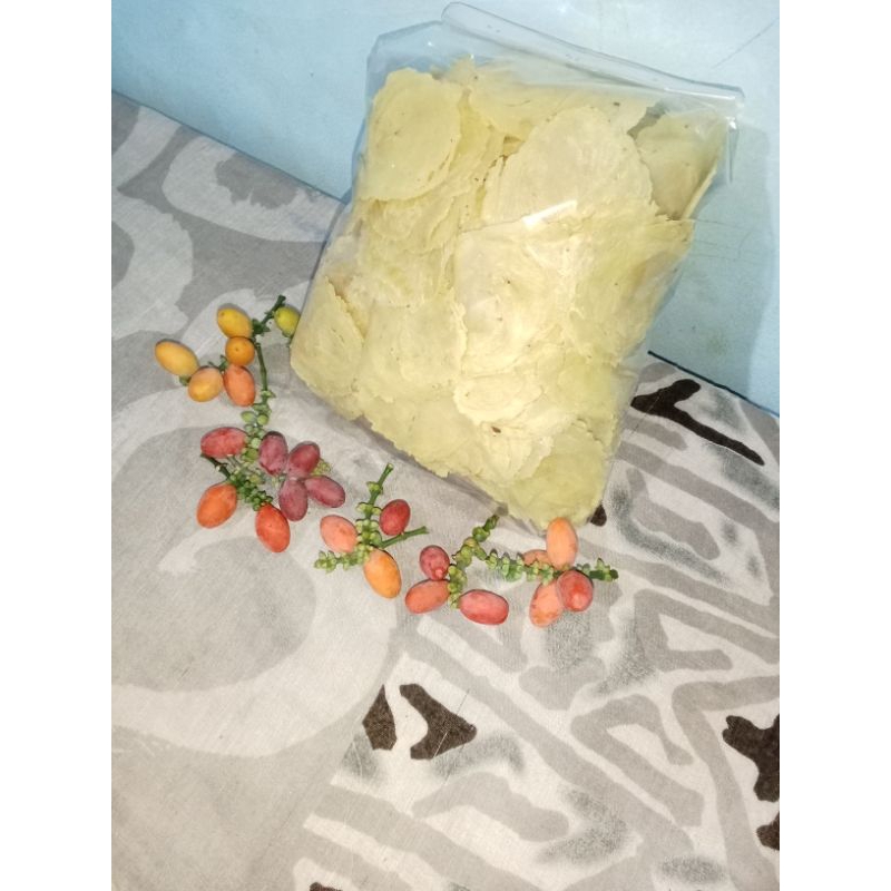 

Emping Melinjo Mentah 1kg Siap Goreng