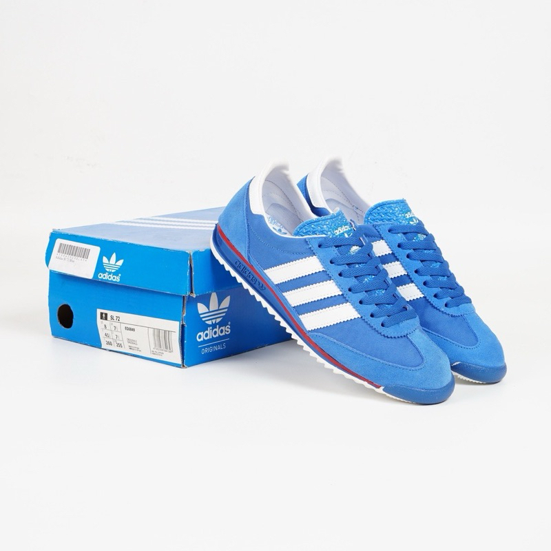 ADIDAS SL72 BLUE WHITE MIRROR MATERIAL ORIGINAL