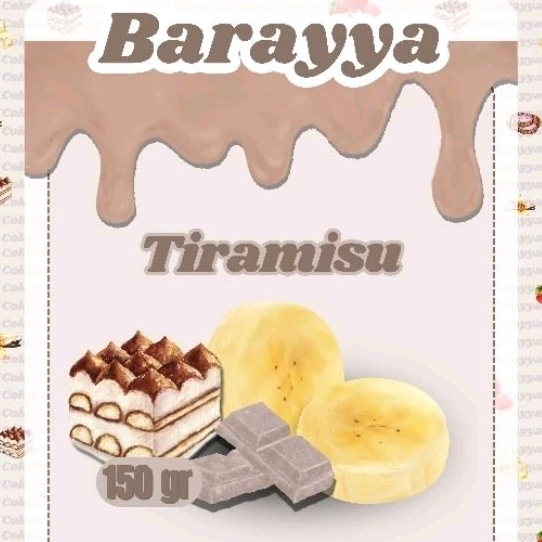 

(TIRAMISSU) Keripik Pisang Cokelat Premium Barayya 150gr