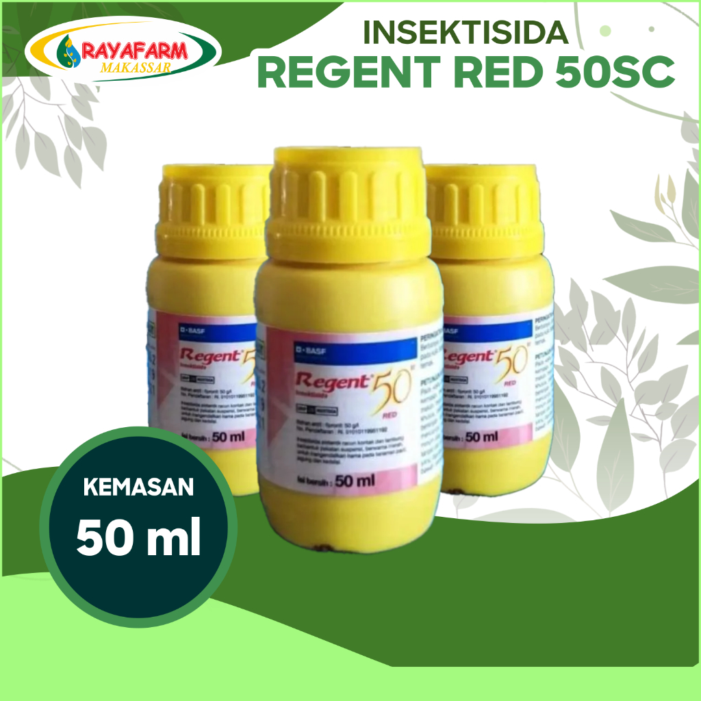 Pestisida Insektisida Regent Red 50sc 50ml