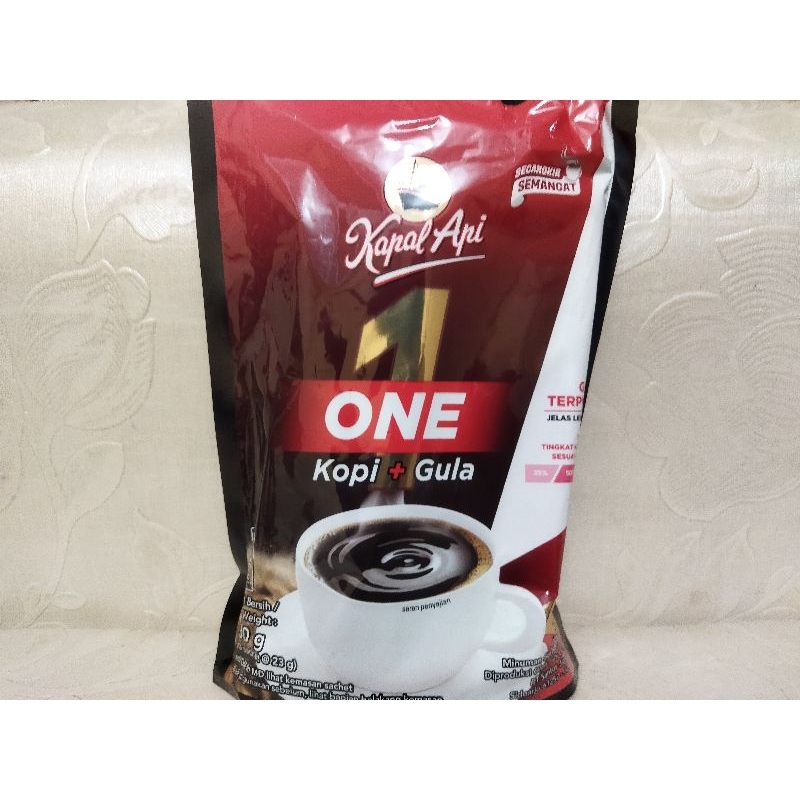 

KAPAL API ONE 1 RENCENG ISI 10 SACHET / KOPI KAPAL API ONE GULA TERPISAH / KOPI KAPAL API ONE / KAPAL API ONE / KAPAL API SATU / KOPI KAPAL API / KAPAL API