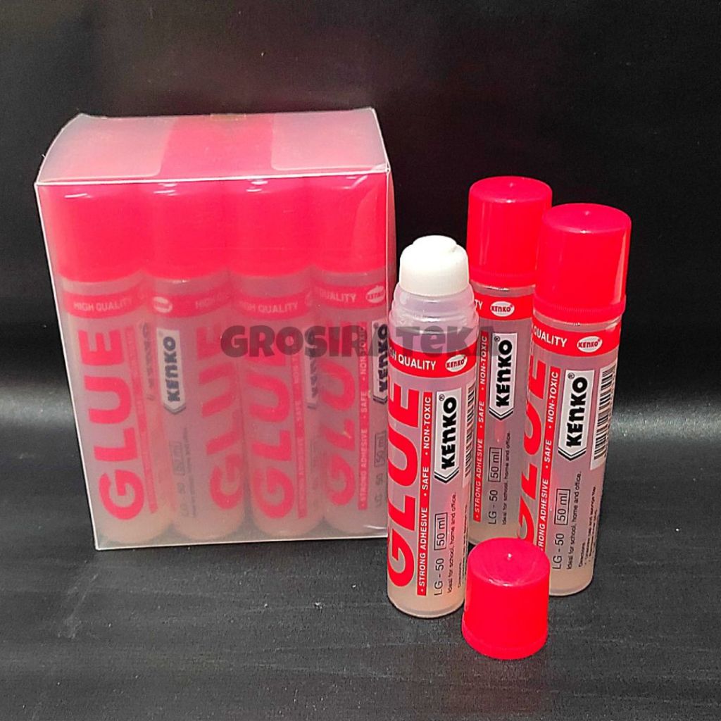 

LEM STICK, GLUE STICK, LEM KERTAS, GLUE LIQUID 50ML KENKO