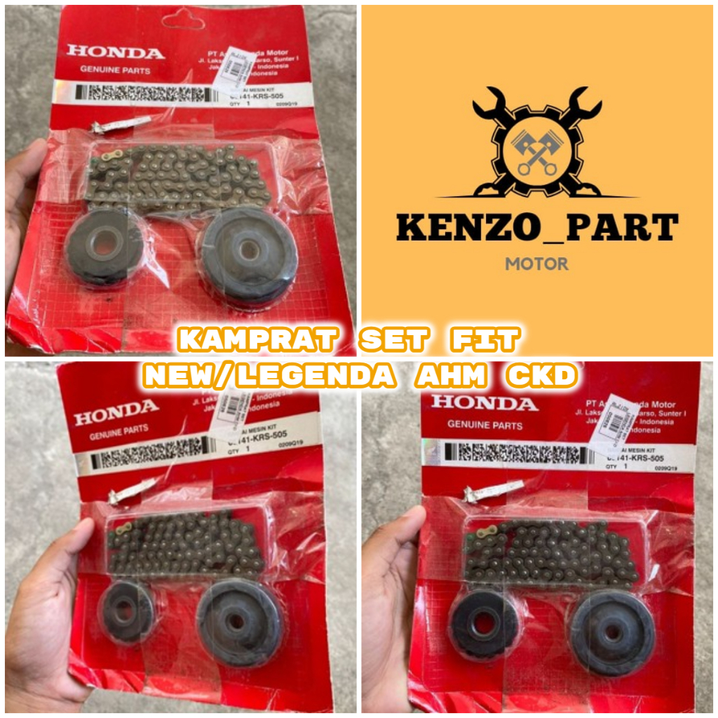 KAMPRAT SET LEGENDA SUPRA FIT NEW (B) AHM CKD || KAMPRAT SET RANTAI KETENG SET HONDA LEGENDA FIT NEW