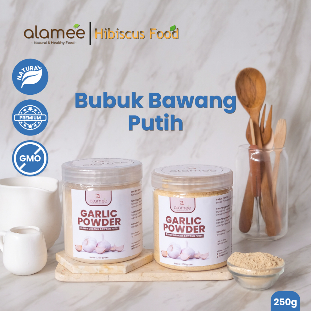 

Bawang Putih Bubuk Garlic Powder Bumbu Dapur Organik Rempah Rimpang Murni Asli Tanpa Campuran