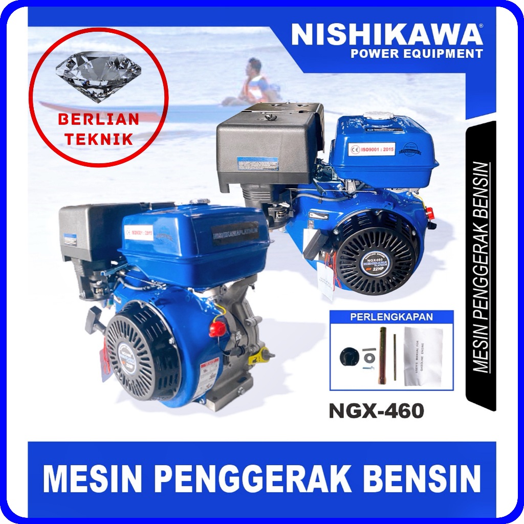Mesin Penggerak Bensin Engine Gasoline Nishikawa NGX 460 / 20 HP