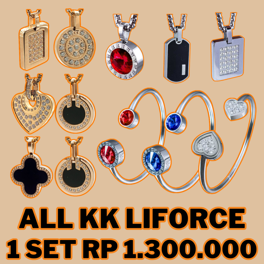 Kalung Gelang KK Liforce Promo Terbatas KK Indonesia Original Kalung Anti Radiasi