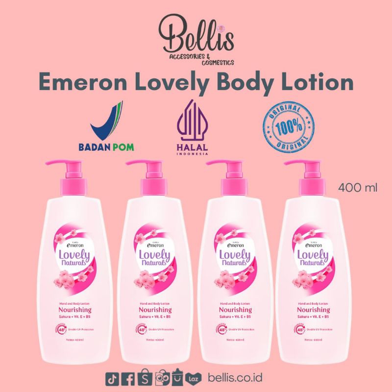 Emeron Lovely Natural Handbody Lotion