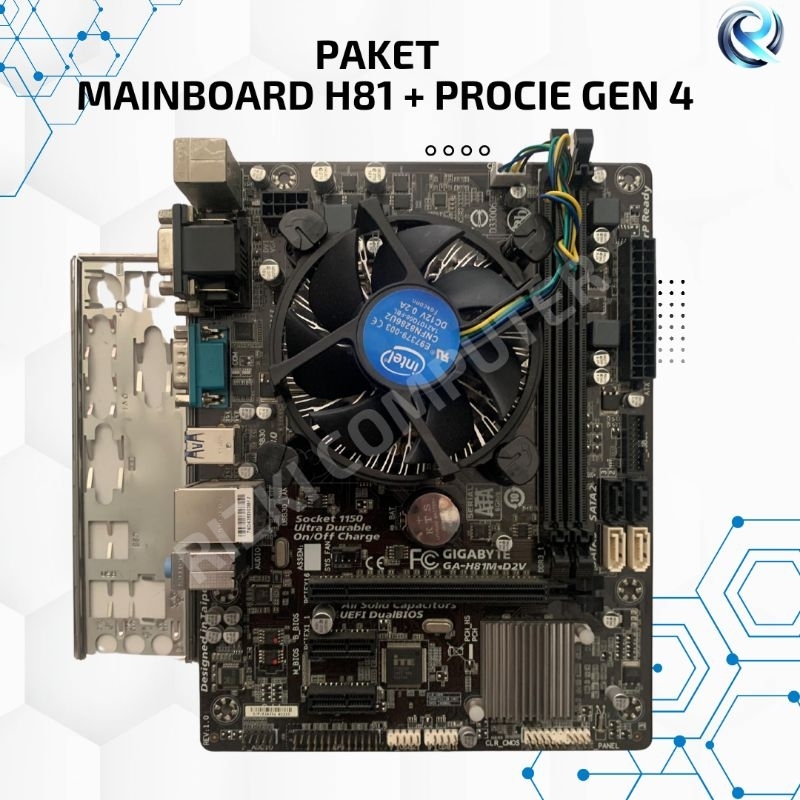 Paket Mainboard Processor H81 Gen 4/i3 gen 4/i5 gen 4/i7 gen 4