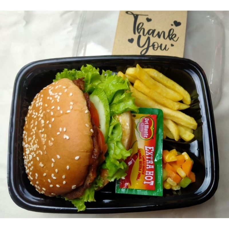 

PAKET BENTO BEEF BURGER#ENAK-MURAH-BERGIZI
