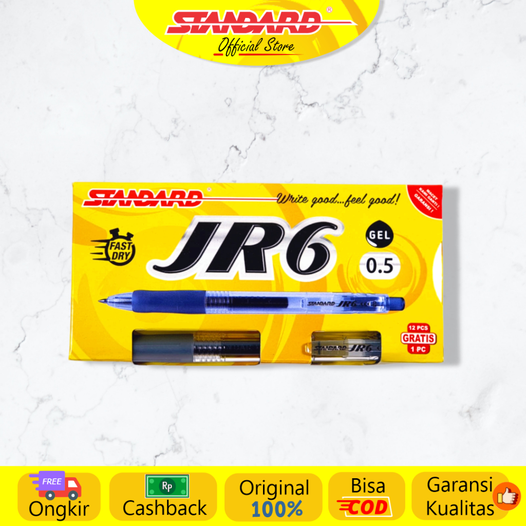 

Standard - Pulpen JR6 0.5 ( Alat Tulis / Pen / Ballpoint / Pena )
