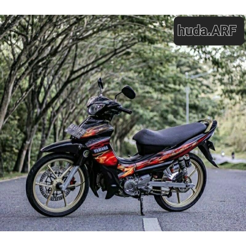 striping sticker lis decal standar ori yamaha jupiter z 2009 jup z 2008 jupiter z burhan tahun 2009