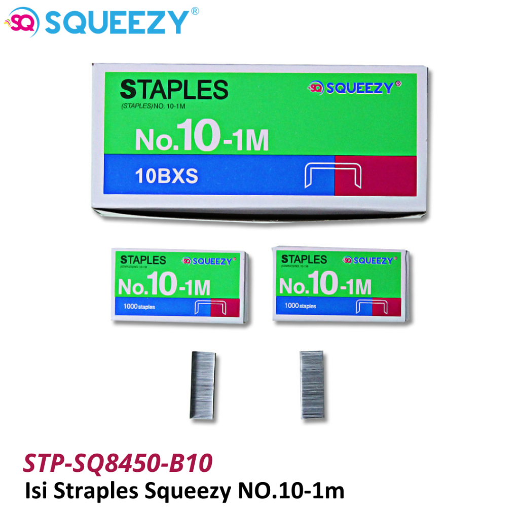 

Isi Staples Squeezy No. 10-1M | Isi Stapler Squeezy 10-1M 1 Box