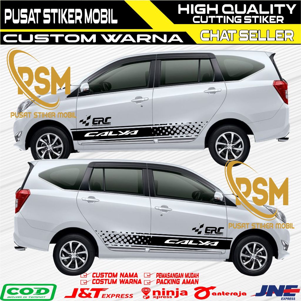 Cutting sticker mobil calya NEW Stiker mobil calya Terbaru cutting stiker mobil Sigra CALYA stiker s