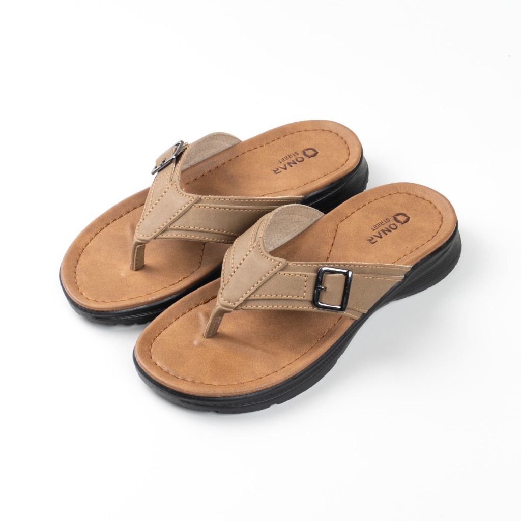 Onar Street - Sandal Pria Kulit CL-01 Original Ukuran 39-43