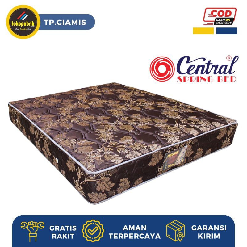 Springbed Central Deluxe 160x200 / Kasur Spring bed Central No. 2 Murah Ciamis Tasikmalaya Cirebon T