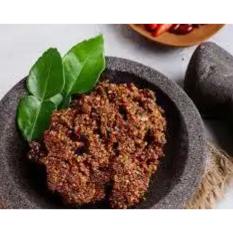 

SAMBAL PECEL PEDAS 250gr MBOK 6 BARI KOTA BLITAR