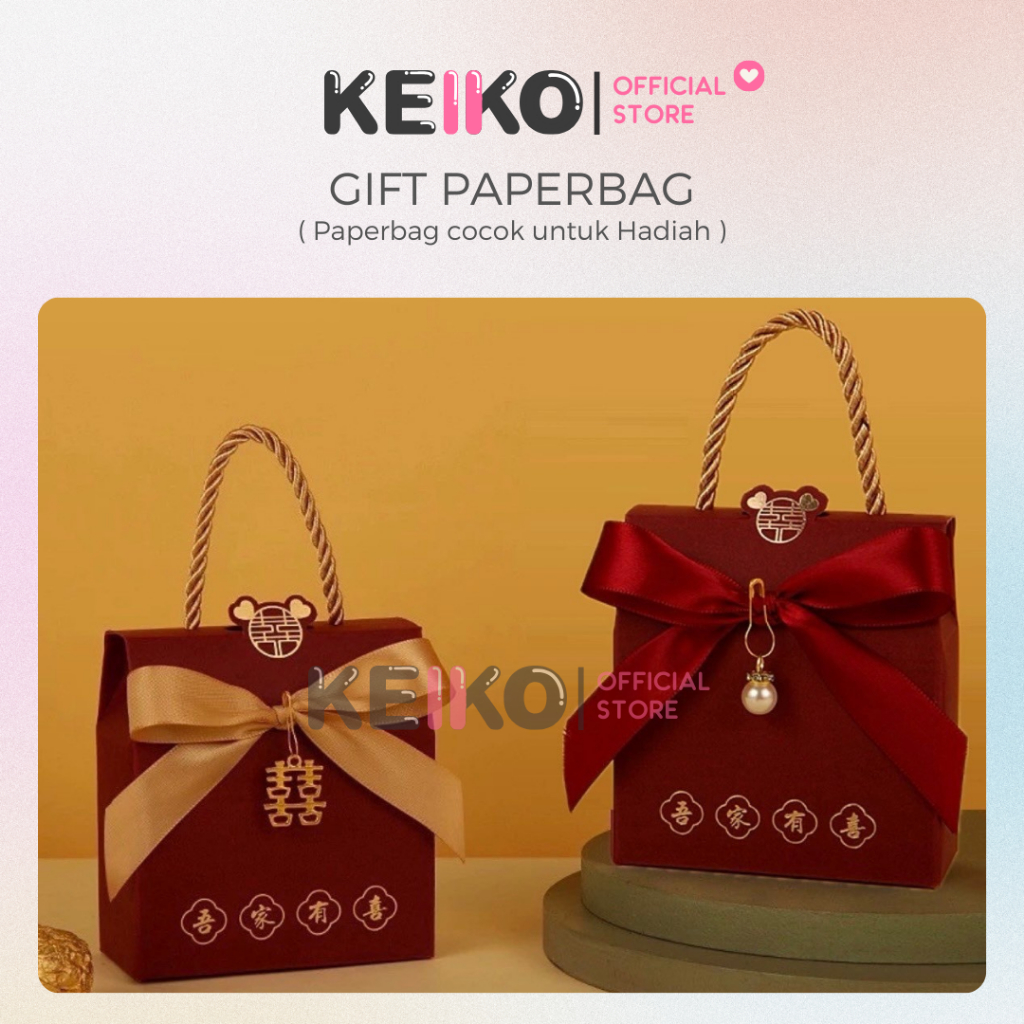 

Kotak Handuk / Permen / Chinese wedding /paper bag shuangxi / perlengkapan sangjit Teapai Phangteh