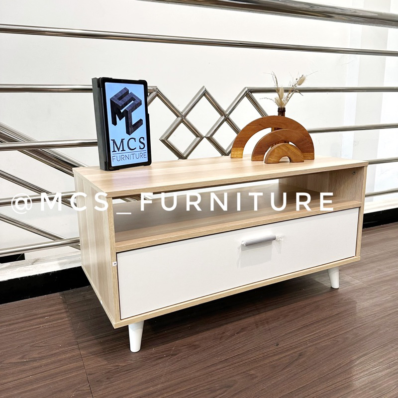 Meja Tamu / Meja TV / Coffee Table Kopi Nakas Sofa 80 cm Mebel Furniture MCS SEMARANG