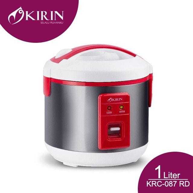 Magic Com Kirin KRC 087 1 liter / Body Stainless / Penanak Nasi