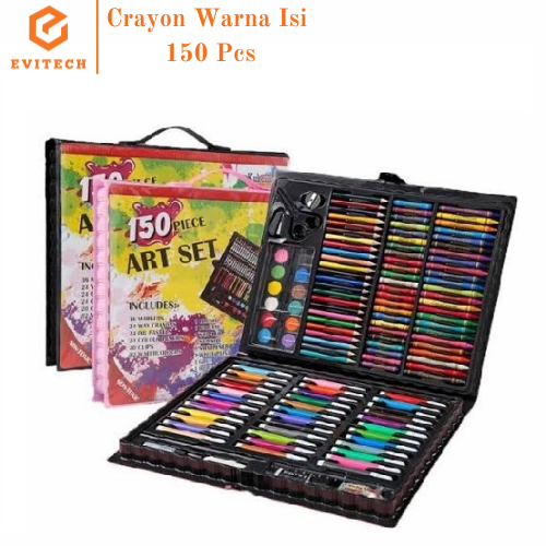 

Art Set Isi 150 Pcs Pensil Warna Set Anak Crayon Full Set Alat Lukis