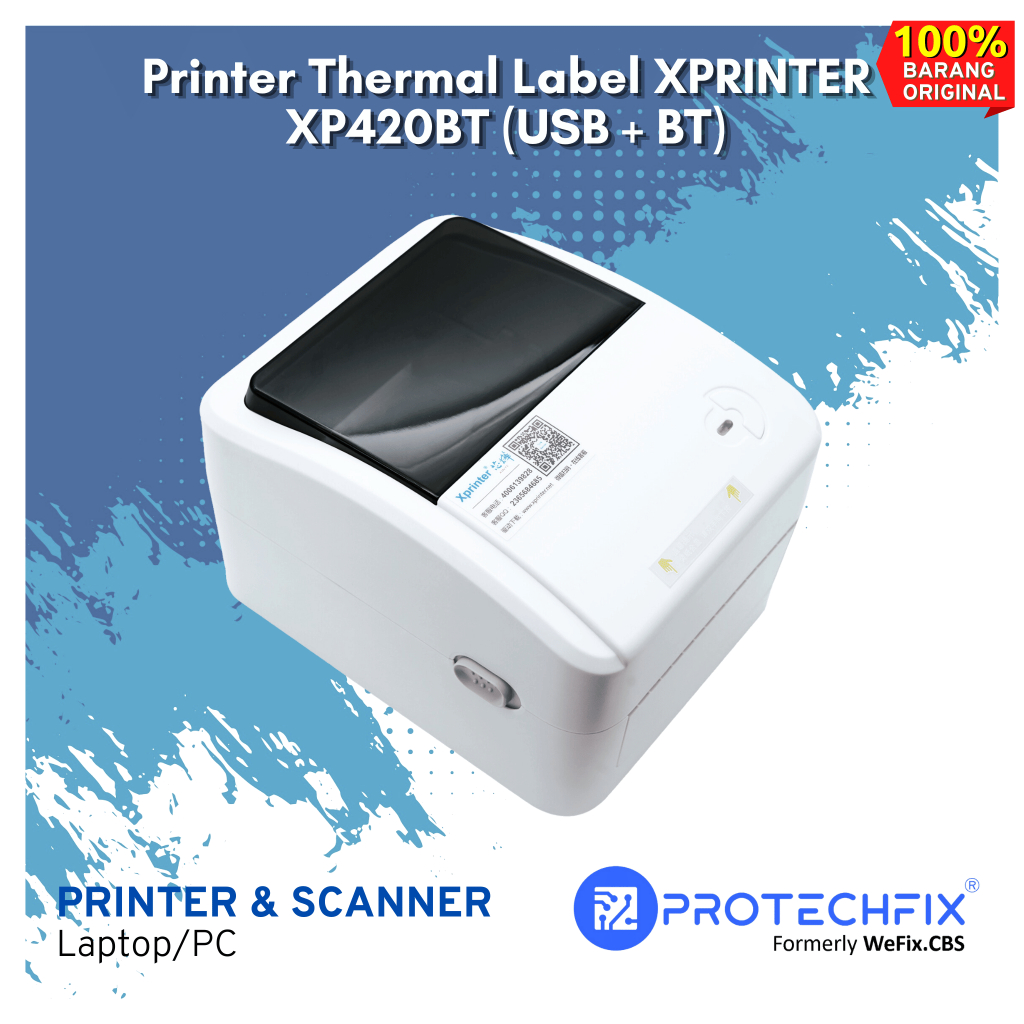 Barcode Printer Label Thermal XP-420BT – USB Bluetooth
