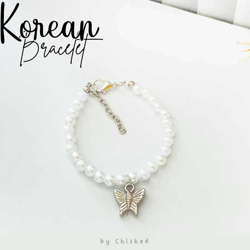 Gelang Manik Putih/ Gelang Manik Mutiara